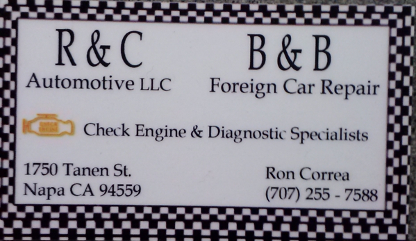 B & B Foreign Car Repair - Napa, CA