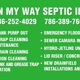 On My Way Septic Grease Trap Storm Drains Lift Station