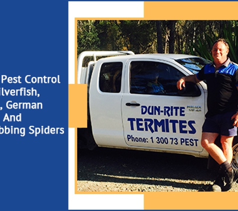 Dunrite Termite & Pest Control - Logan Village, QLD. Our General Pest Control Treats For Silverfish, Cockroaches, German Cockroaches And External Webbing Spiders
