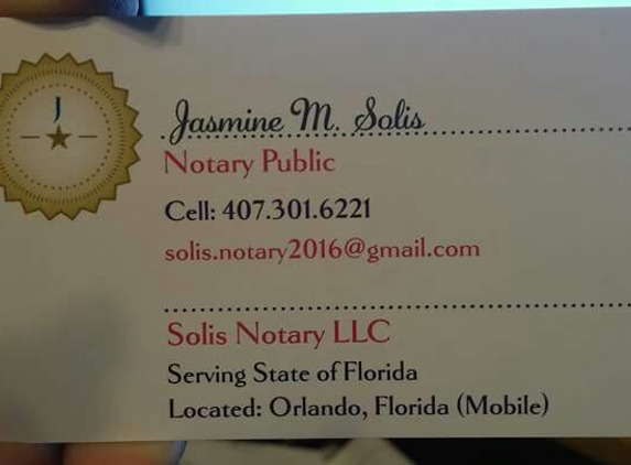 Solis Notary - Kissimmee, FL