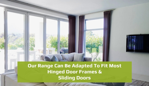 Phil's Glass and Aluminium - Devonport, TAS. Our Range Can Be Adapted To Fit Most Hinged Door Frames & Sliding Doors