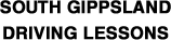 South Gippsland Driving Lessons - Driving Lessons & Schools