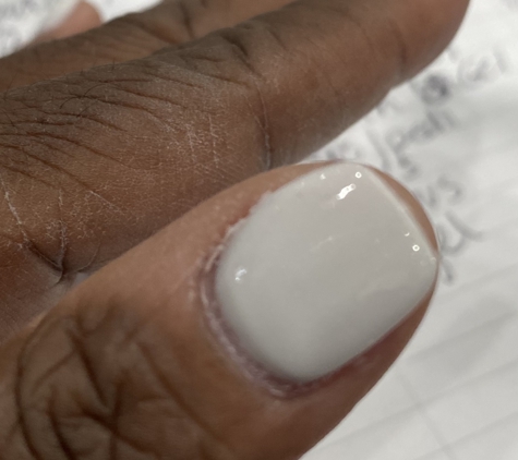 Aura Nails & Spa II - Fairfield, OH. AWFUL Manicure and SNS