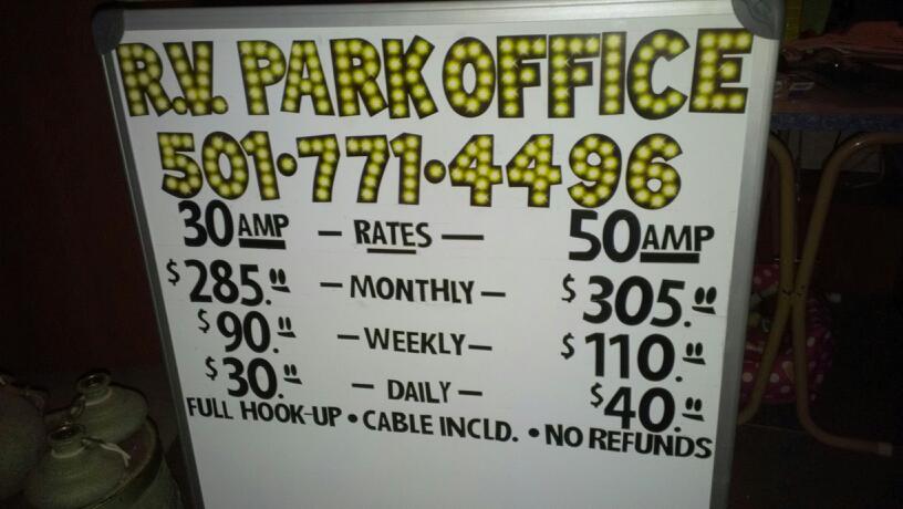 Crystal Hill RV Park 6601 Lumsden Rd, North Little Rock ...