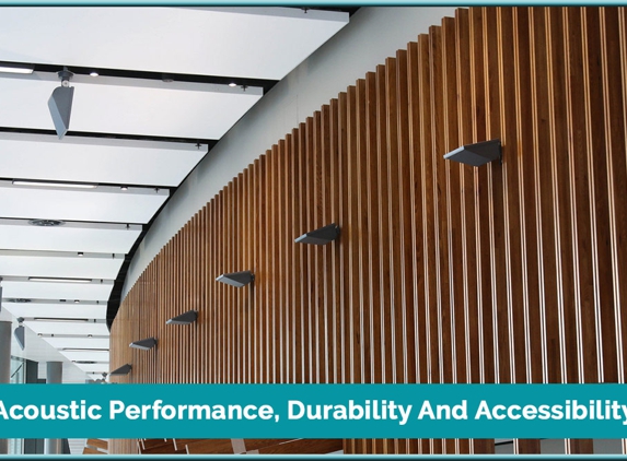 Ceilings By Design. Acoustic Performance, Durability And Accessibility