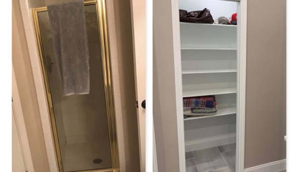 BCI Group Inc - Hurst, TX. Turned Shower into a Closet