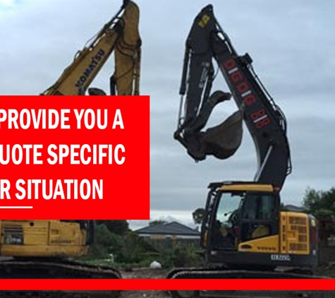 DigDig Demolition - Carrum Downs, VIC. We'll provide you a  free quote specific to your situation.