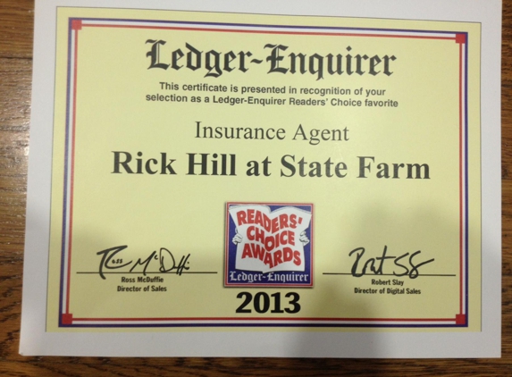 Rick Hill - State Farm Insurance Agent - Columbus, GA