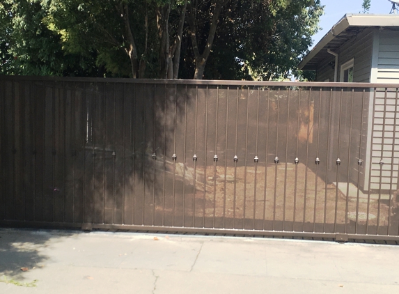 Valdovinos Iron Work - San Jose, CA. Sliding Residential Gate