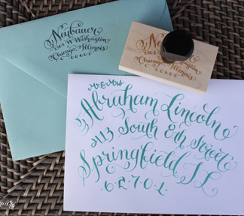 Calligraphy by Amy Neubauer - Chicago, IL