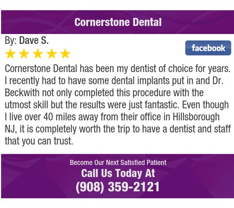 Cornerstone Dental - Cosmetic & Implant Dentistry - Hillsborough, NJ