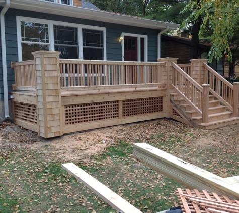 Nelson Custom Builders Inc. - Island Lake, IL. Cedar Porch