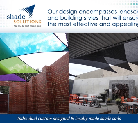Shade Solutions - Osborne Park, WA. Created to complement almost any type of building our sails are sure to add dimension.