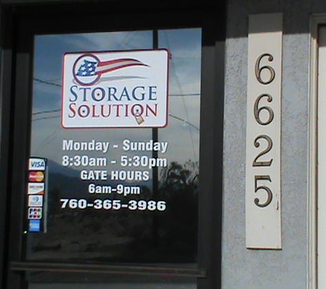 Storage Solution - Yucca Valley, CA