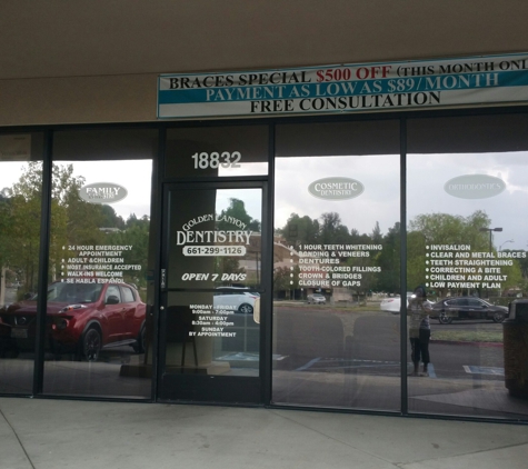 Golden Canyon Dentistry - Canyon Country, CA. Entrance