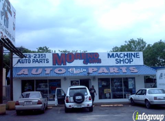 Moreno & Sons Automotive Parts & Machine Shop Inc - San Antonio, TX