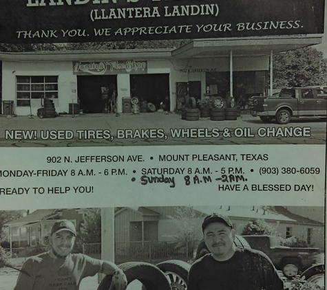 Landin'sTire Shop (LLantera Landin) - Mount Pleasant, TX