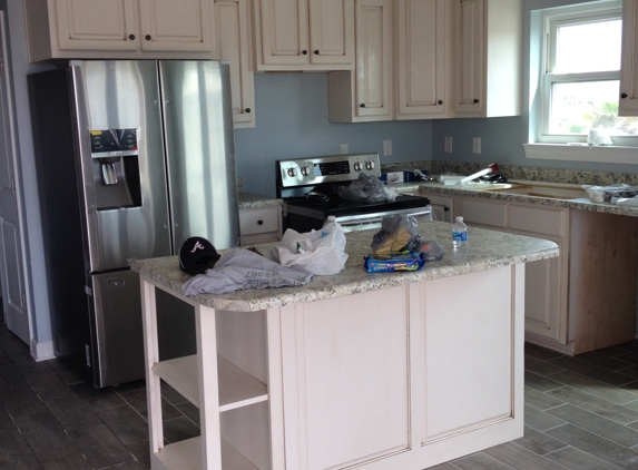 Blacks Cabinets and Trim - Stockton, AL. Gulf shores job