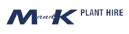 M & K Plant Hire Logo