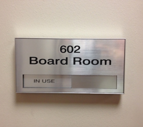 Texas Marking Products - Spring, TX. Conference Room Signs with Slider