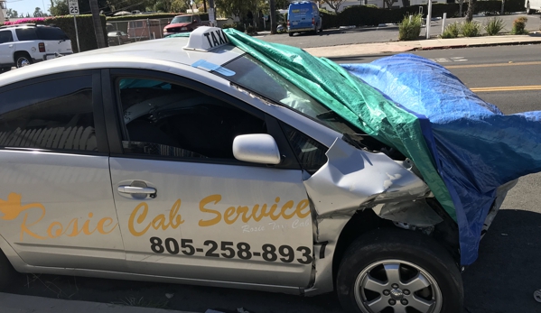 Rosie taxi cab - Ventura, CA. Image of Rosie Taxi Ventura in another accident