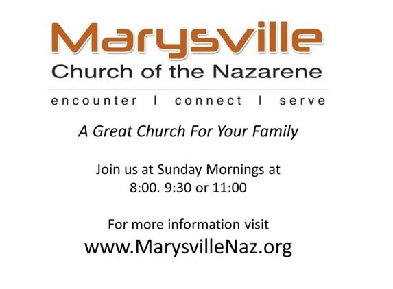 Marysville Church of the Nazarene - Marysville, WA