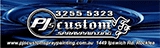 P J's Truck Spray Painting Logo