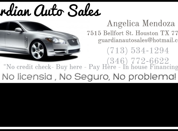 Guardian Auto Sale - Houston, TX