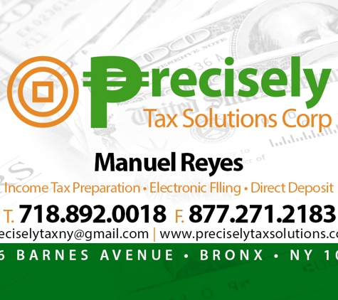 Precisely Tax Solutions - Bronx, NY, NY