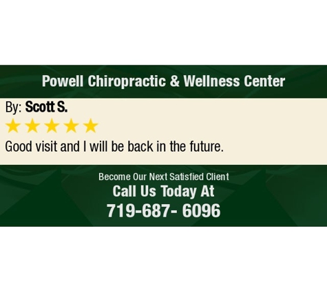 Powell Chiropractic & Wellness Center - Woodland Park, CO