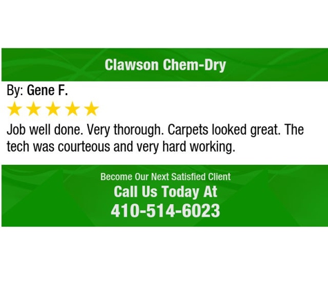 Clawson Chem-Dry - Hanover, MD