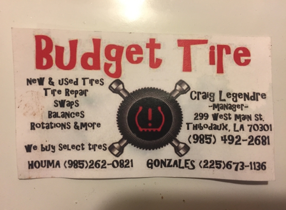 Budget Tire Company - Thibodaux, LA