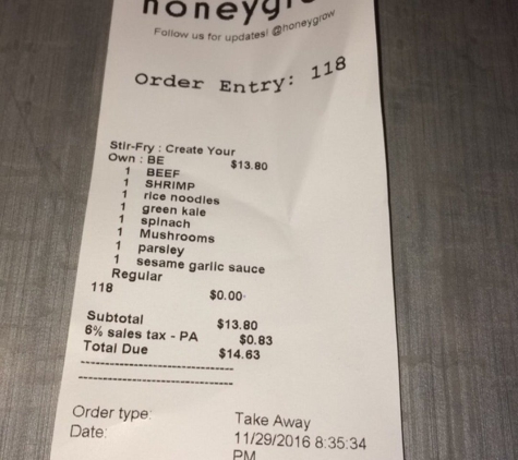 Honeygrow - Wayne, PA