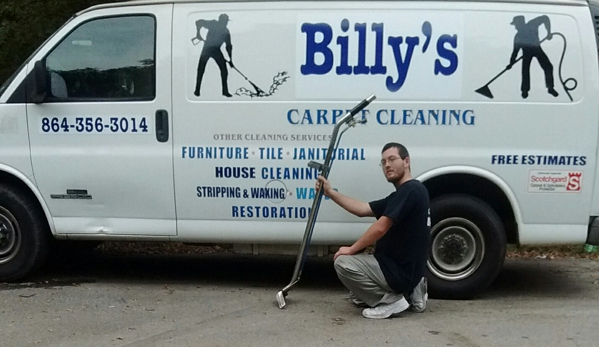 Billy's Carpet Cleaning - Anderson, SC