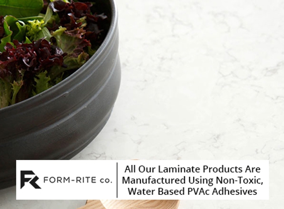 Form-Rite Co. - Padstow, NSW. All Our Laminate Products Are Manufactured Using Non-Toxic, Water Based PVAc Adhesives