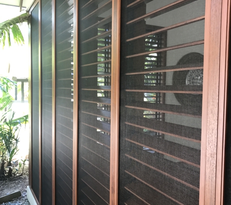 A-Z Security Screens - Bungalow, QLD. Timber Louvres Before