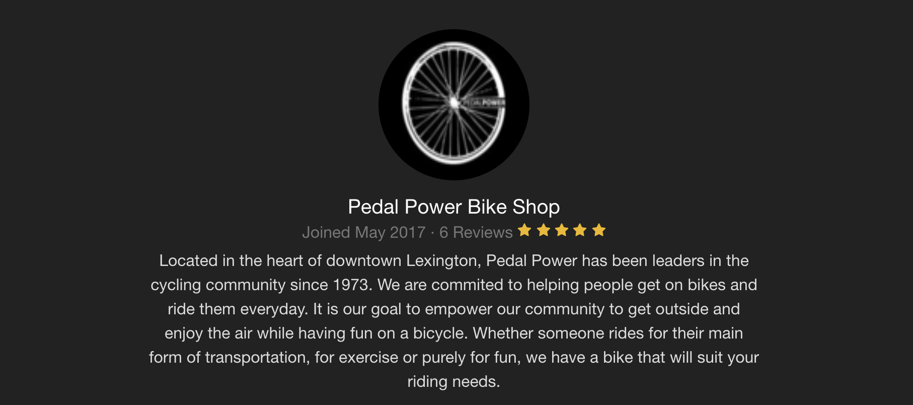 pedal power bike shop