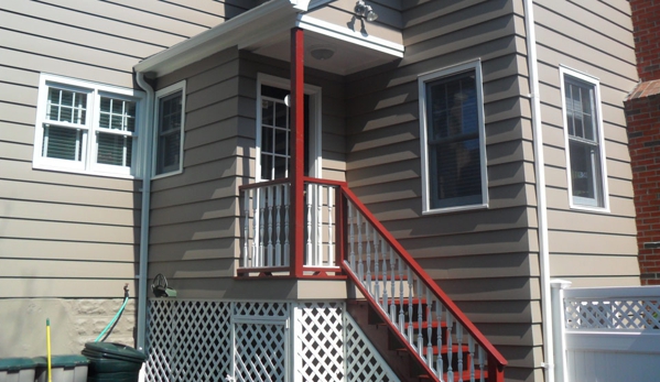 Precision Painting Plus of Nassau County - Westbury, NY. exterior-stairway-painting