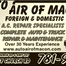 Auto Air of Macon - Automobile Air Conditioning Equipment-Service & Repair