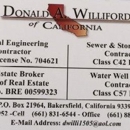 Donald A. Williford of California - Plumbers