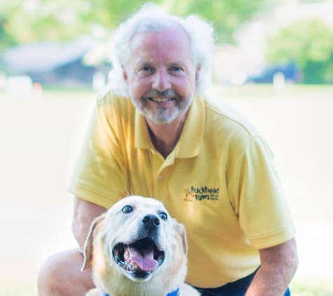 Buckhead Paws Dog Walking and Pet Sitting Services of Atlanta - Atlanta, GA. Owner Mark Shaver and Bailey