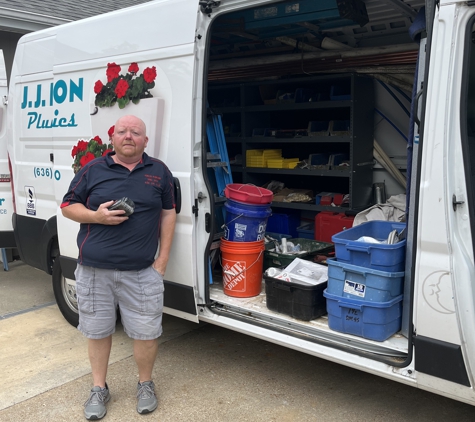 JJ Kokesh and Son - Ballwin, MO. Showing off his truck