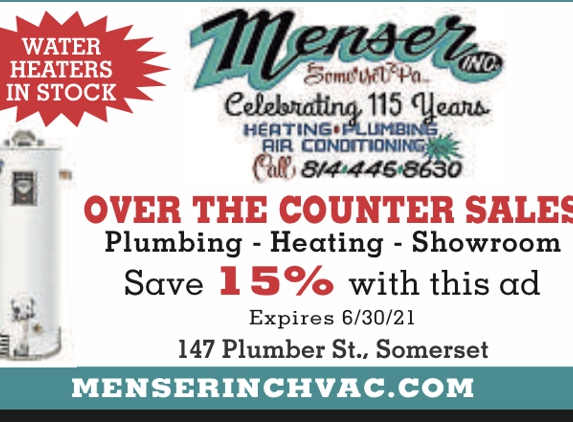 Menser Inc - Somerset, PA