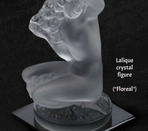 McNeil Liquidations & Appraisals - Oklahoma City, OK. Lalique crystal figure ("Floreal")