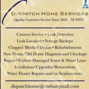 Dispatch Home Services, Inc - Plumbing-Drain & Sewer Cleaning