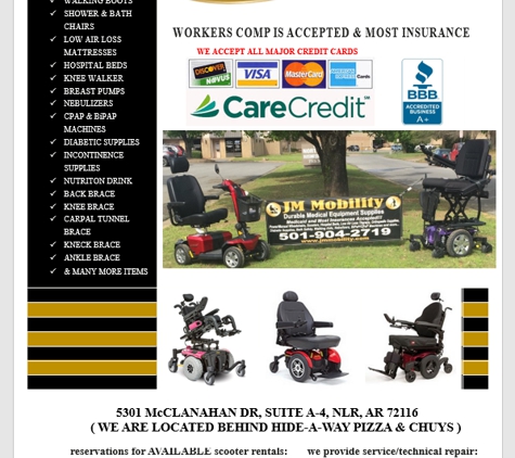 JM Mobility, LLC - North Little Rock, AR