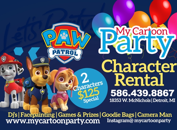 My Cartoon Party.com - Detroit, MI