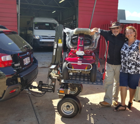Mobility Modification Services - Garbutt, QLD. Chariot For Transporting Scooter