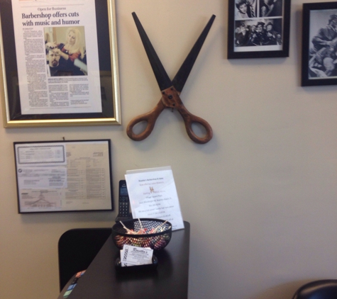 Rosetta's Barbershop & Salon - boynton beach, FL. Big shears!!