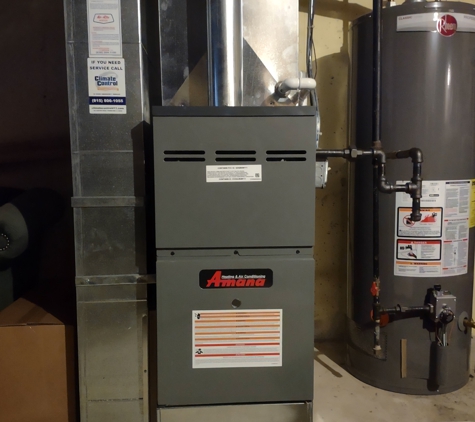 Climate Control Systems - Frankfort, IL. Amana Furnace Installation Tinley Park, IL